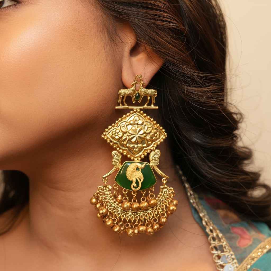Siya Kashmiri Earrings