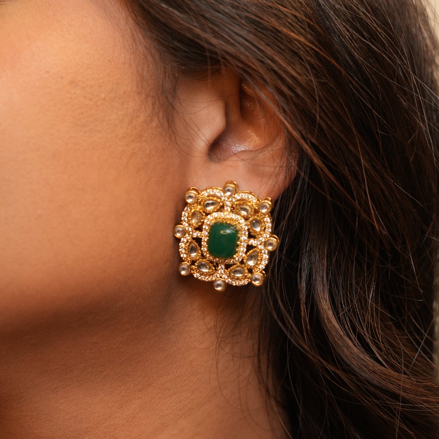 Maira Chokar Necklace (Green)