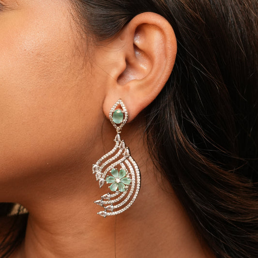 Blush AD earrings (Mint Green)