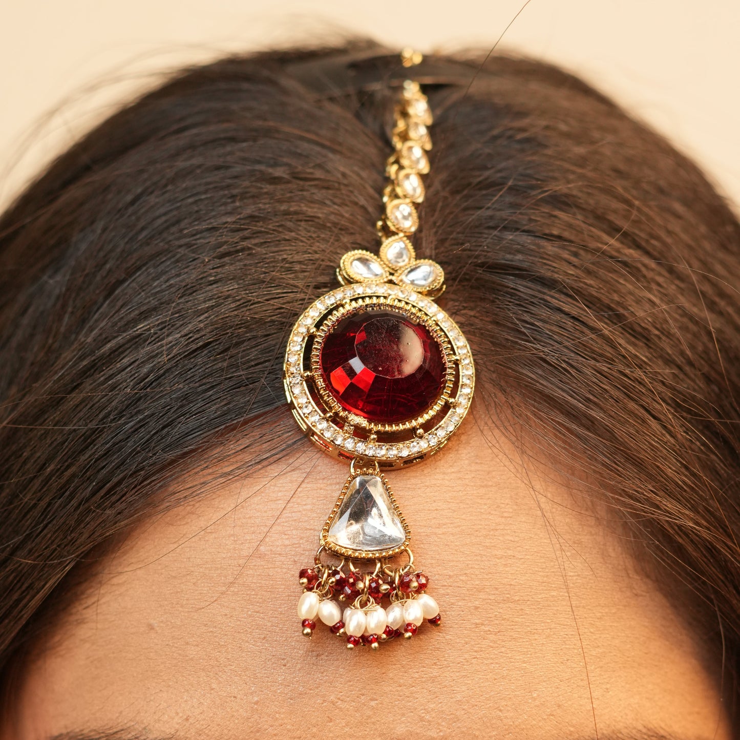 Amarya Bridal Necklace (Wine)