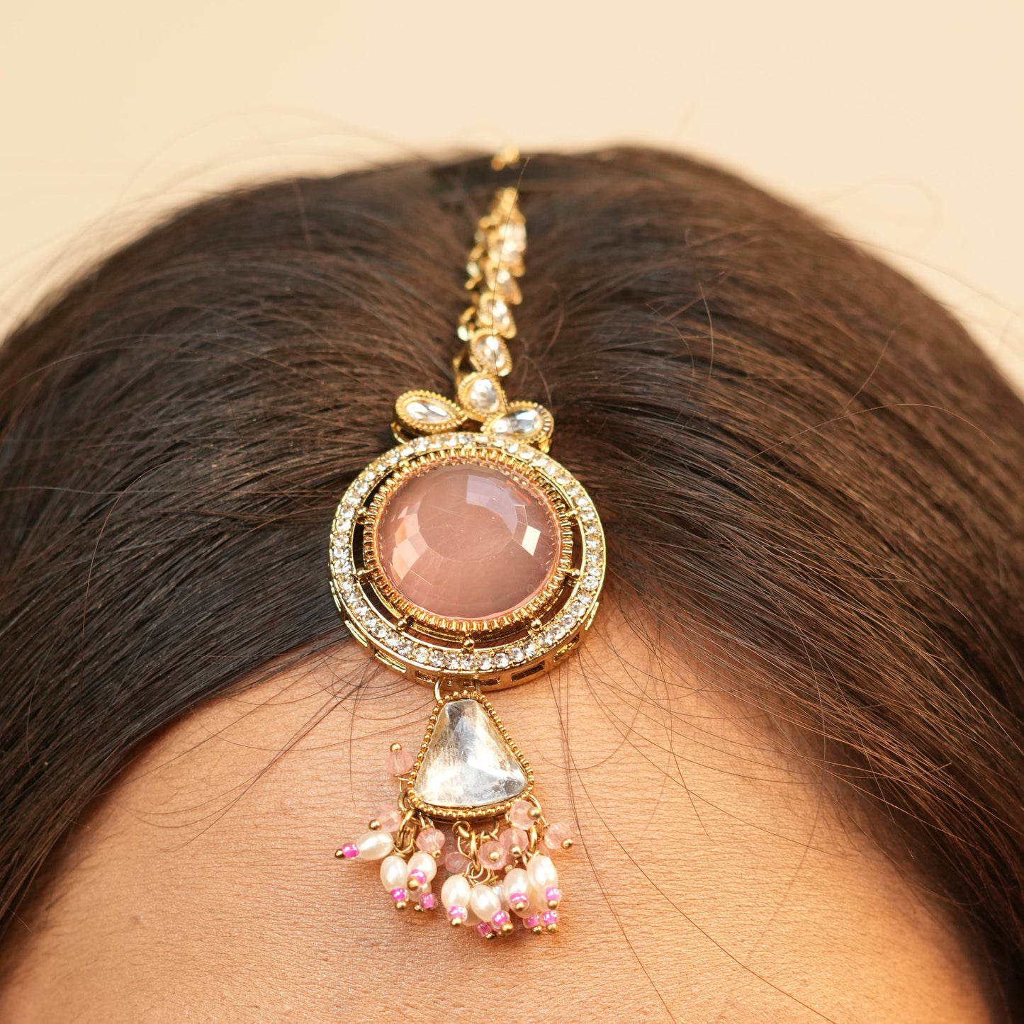 Amarya Bridal Necklace (Pink)