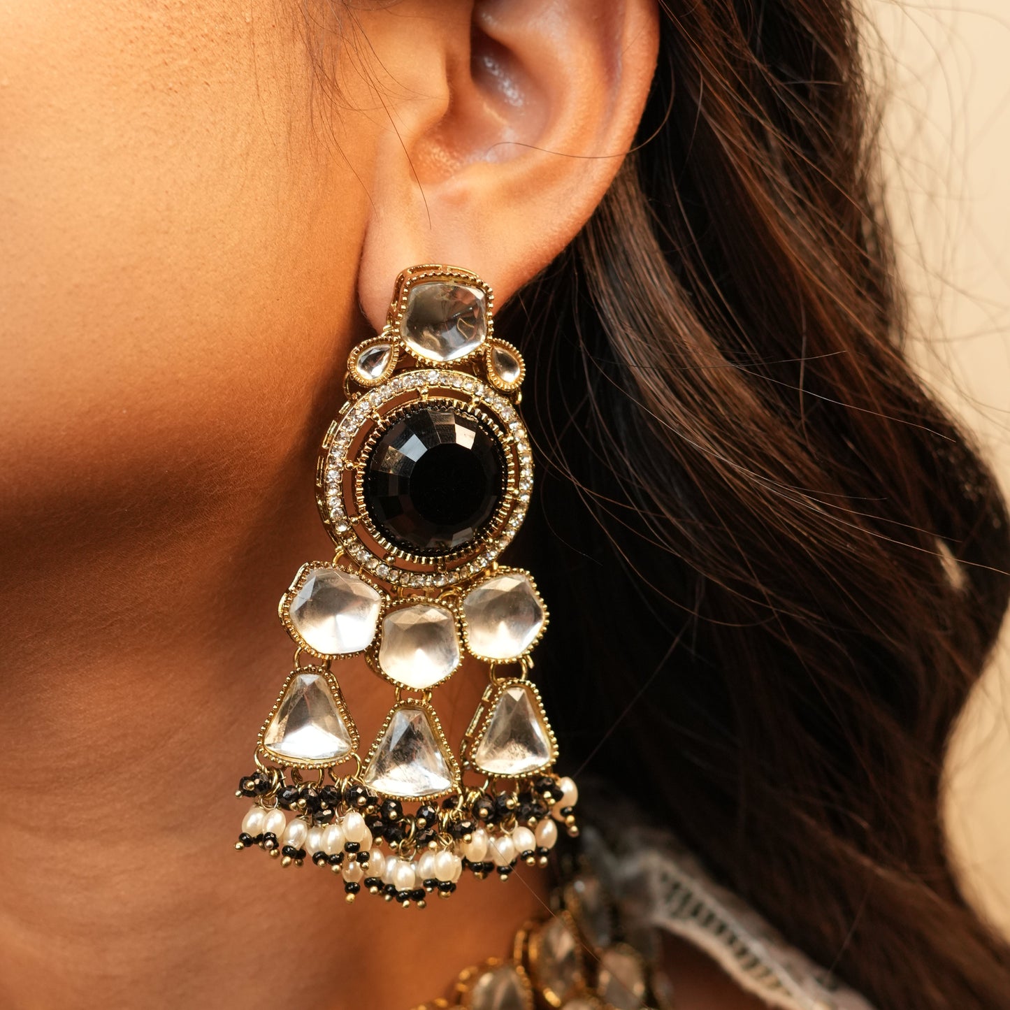 Amarya Bridal Necklace (Black)