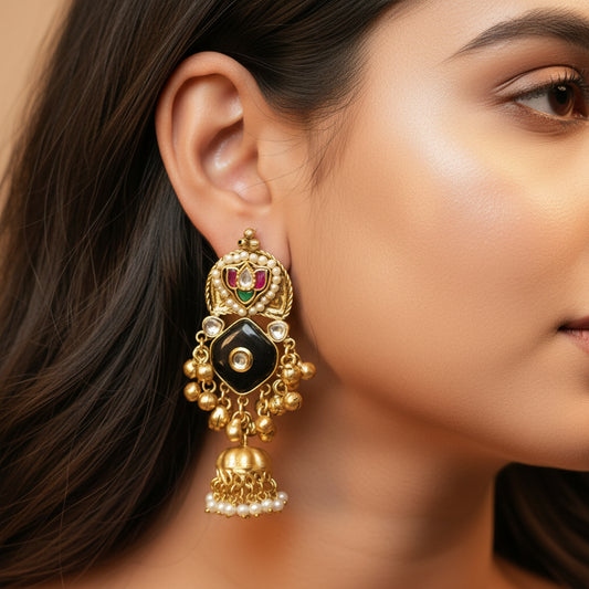 Rang Kashmiri earrings