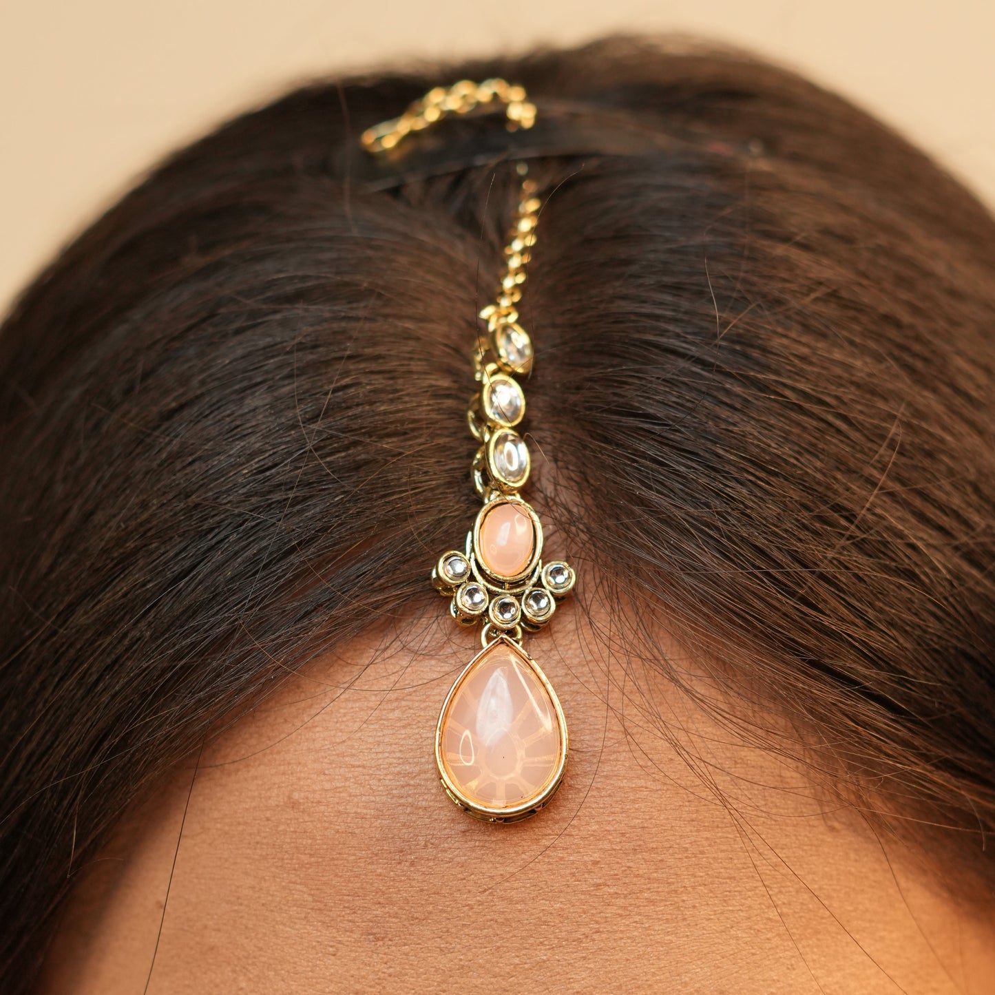 Nehal Layered Necklace (Pink)