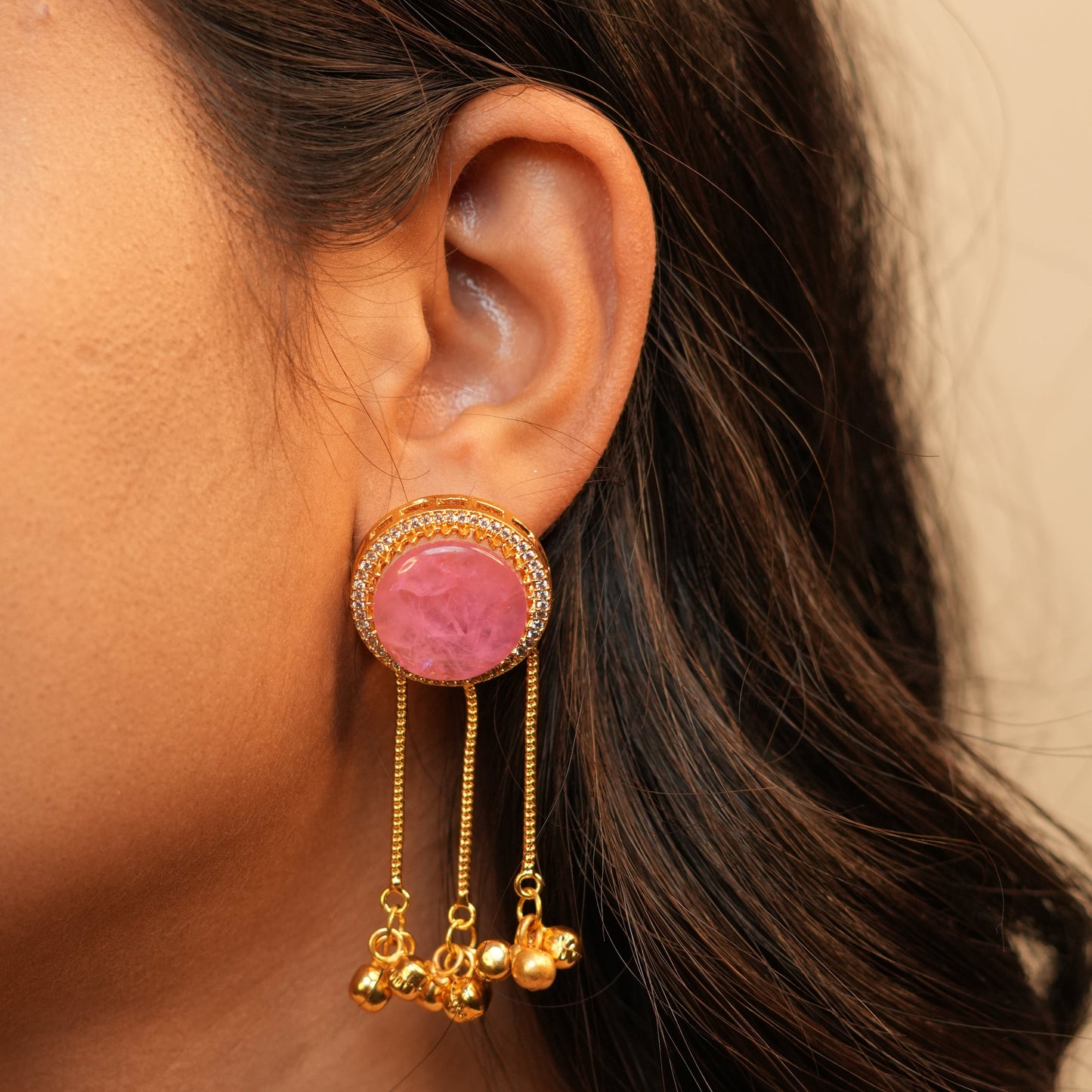 Noor Kashmiri Necklace (Pink)