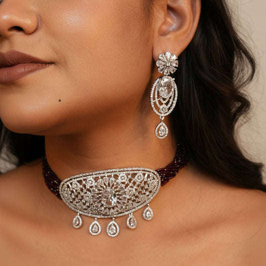 Amira AD Chokar Set (Wine)