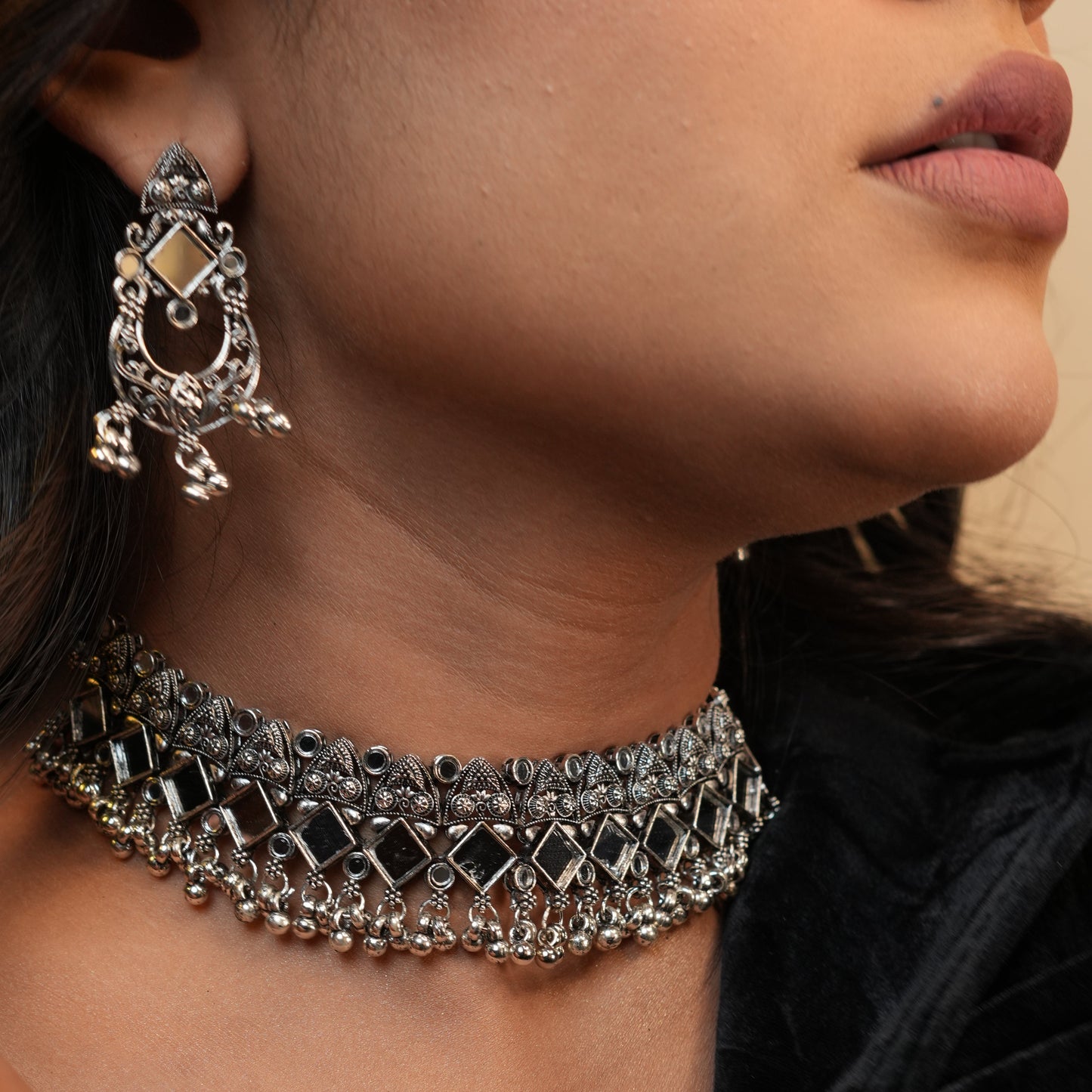 Inaya Oxidize Necklace