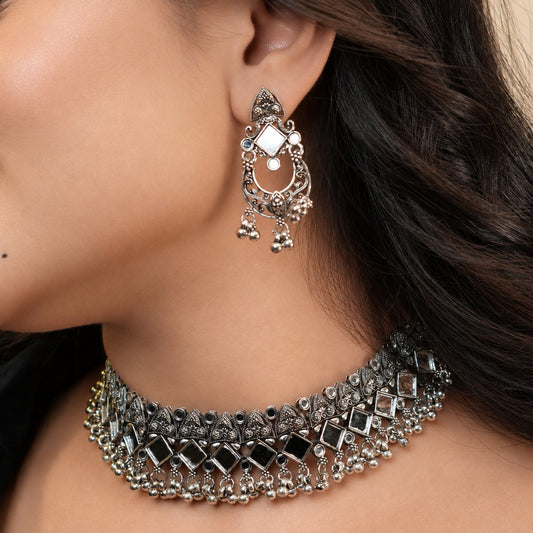 Inaya Oxidize Necklace
