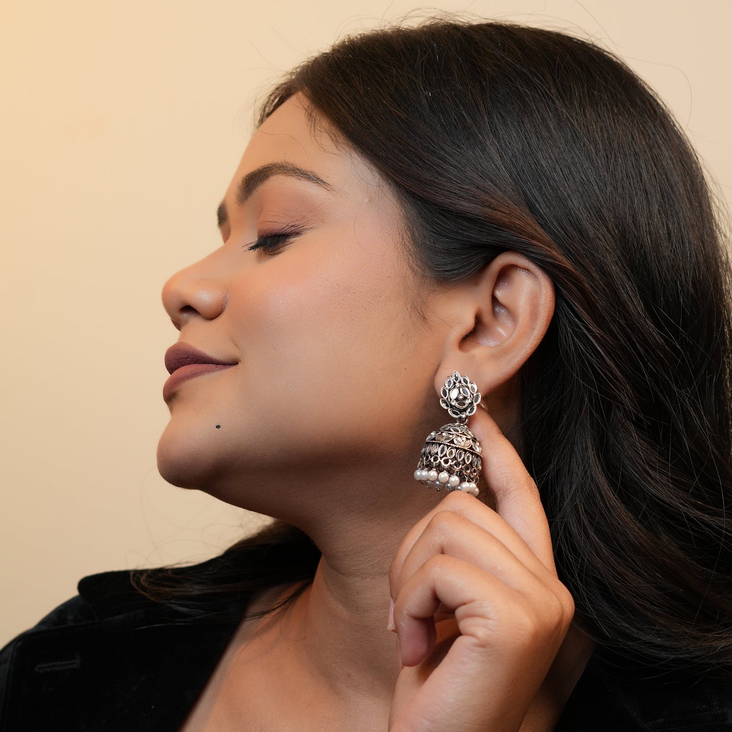 Chandani Oxidize Jhumkas