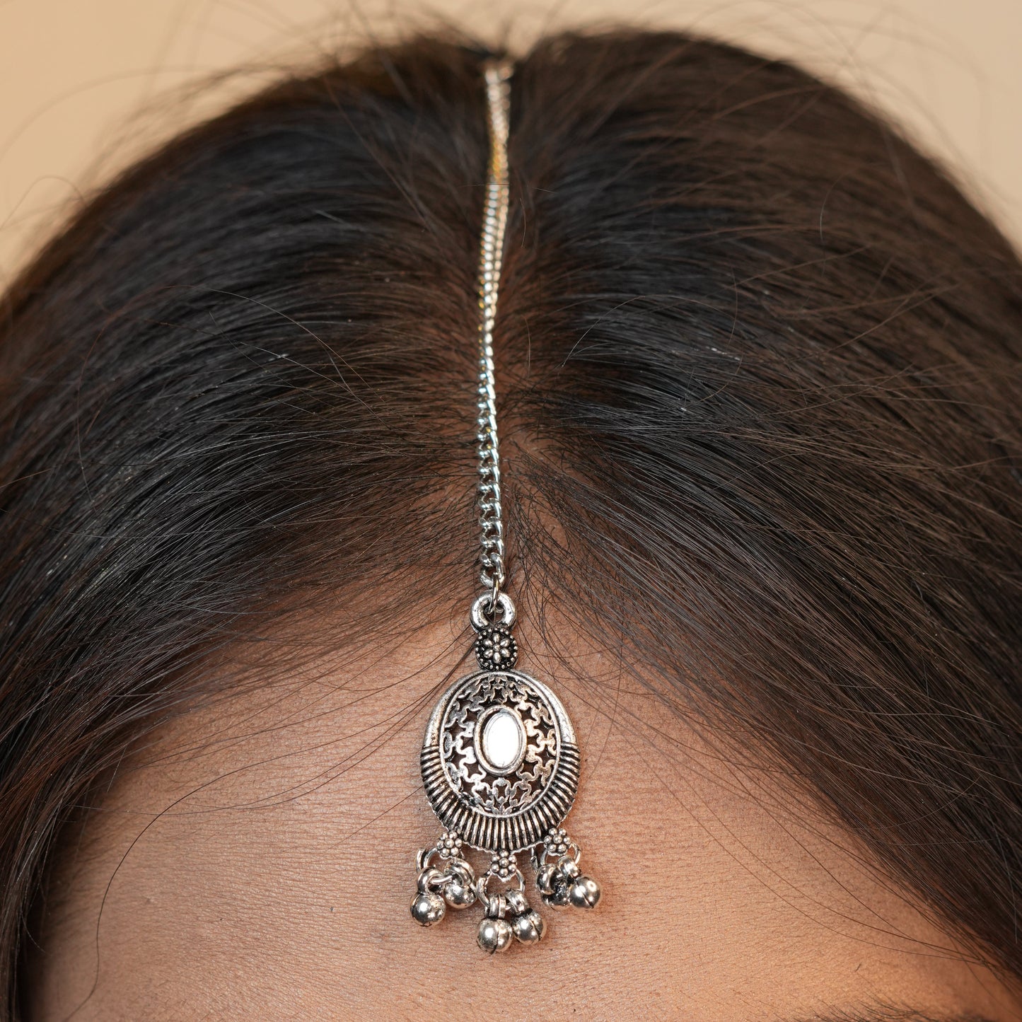 Nandani Oxidize Necklace with Maang tikka