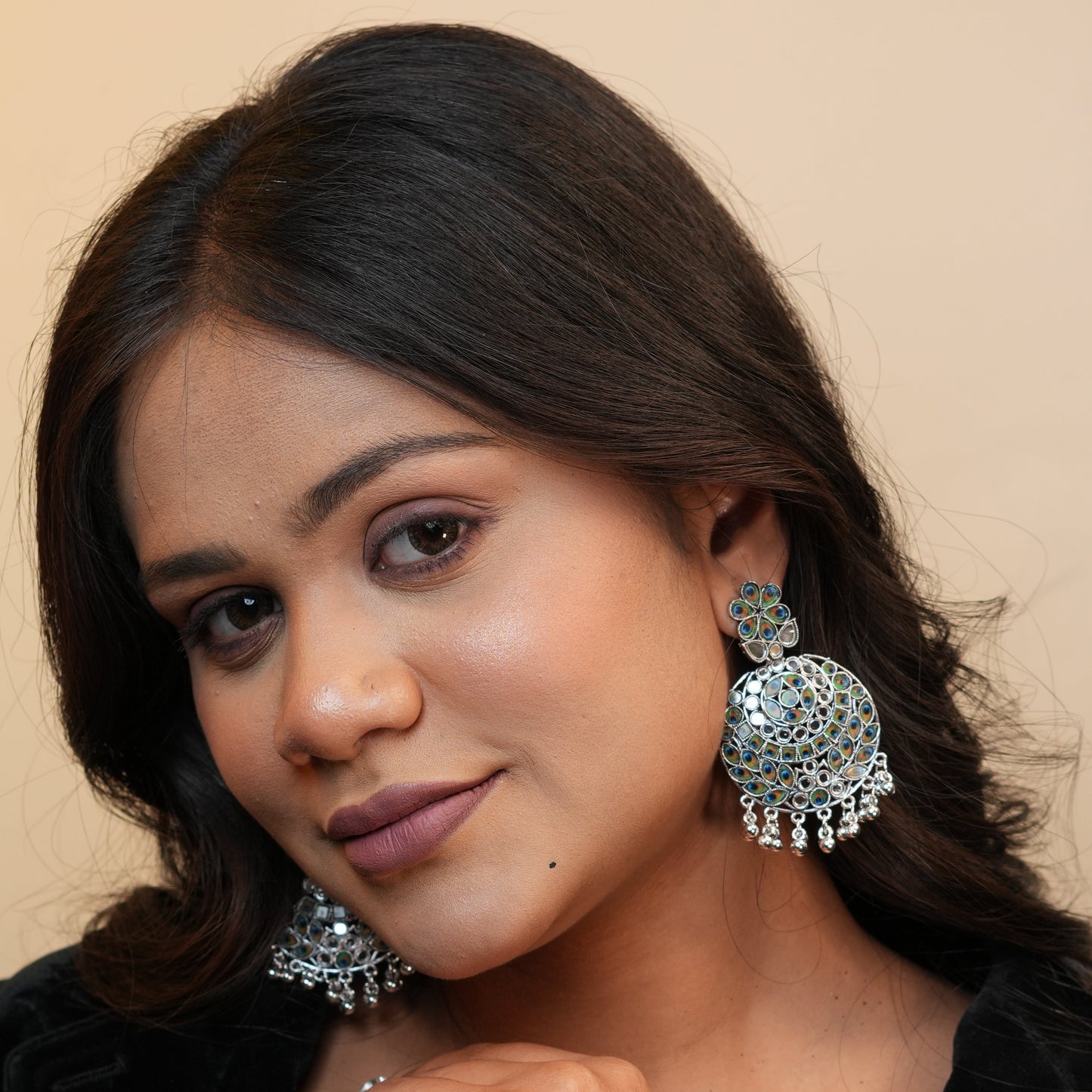 Morika Oxidize Earrings