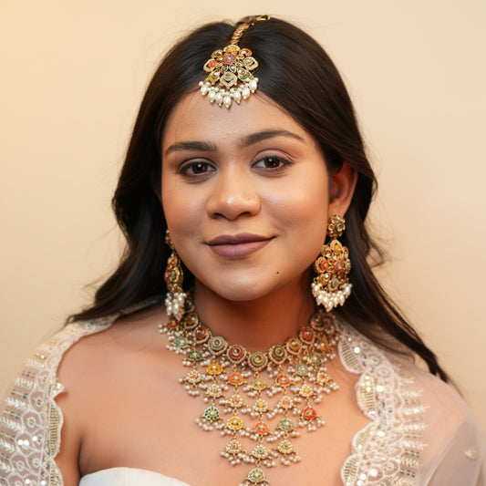 Neha Necklace with Maang-tikka
