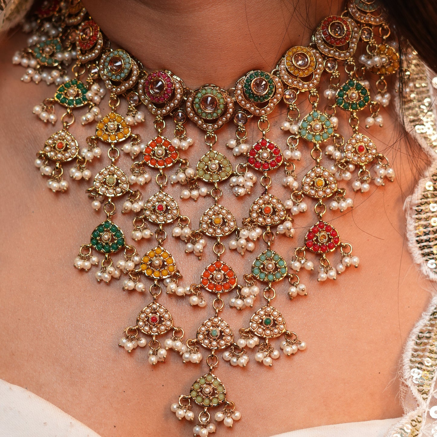 Neha Necklace with Maang-tikka
