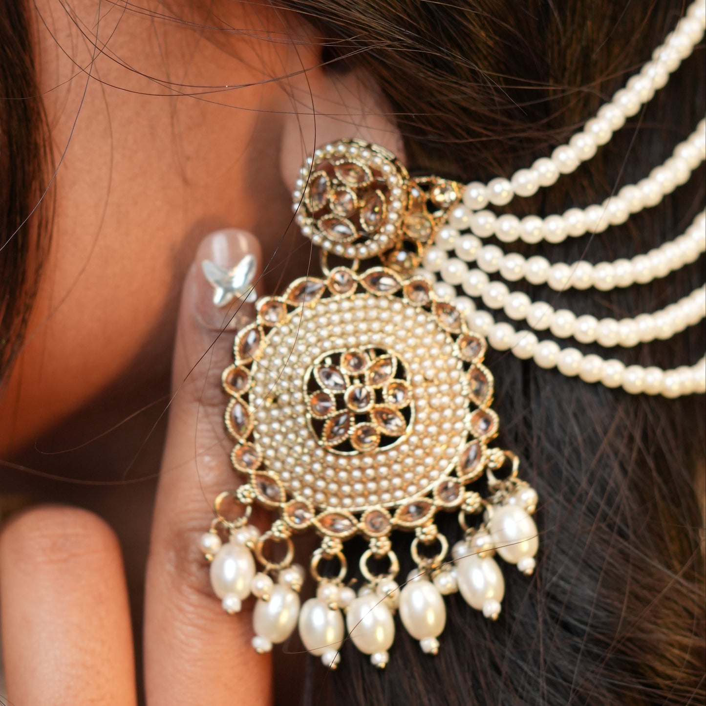 Maira Golden Chain Earrings