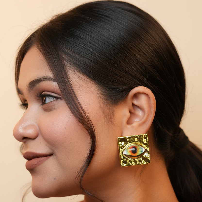 Eye Anti-tarnish Earrings
