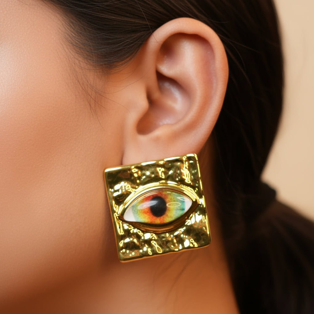 Eye Anti-tarnish Earrings