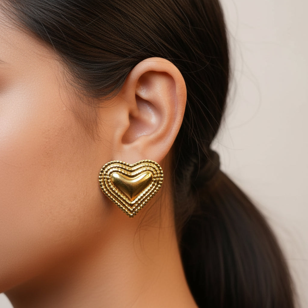 LittleHeart Anti-tarnish Earrings