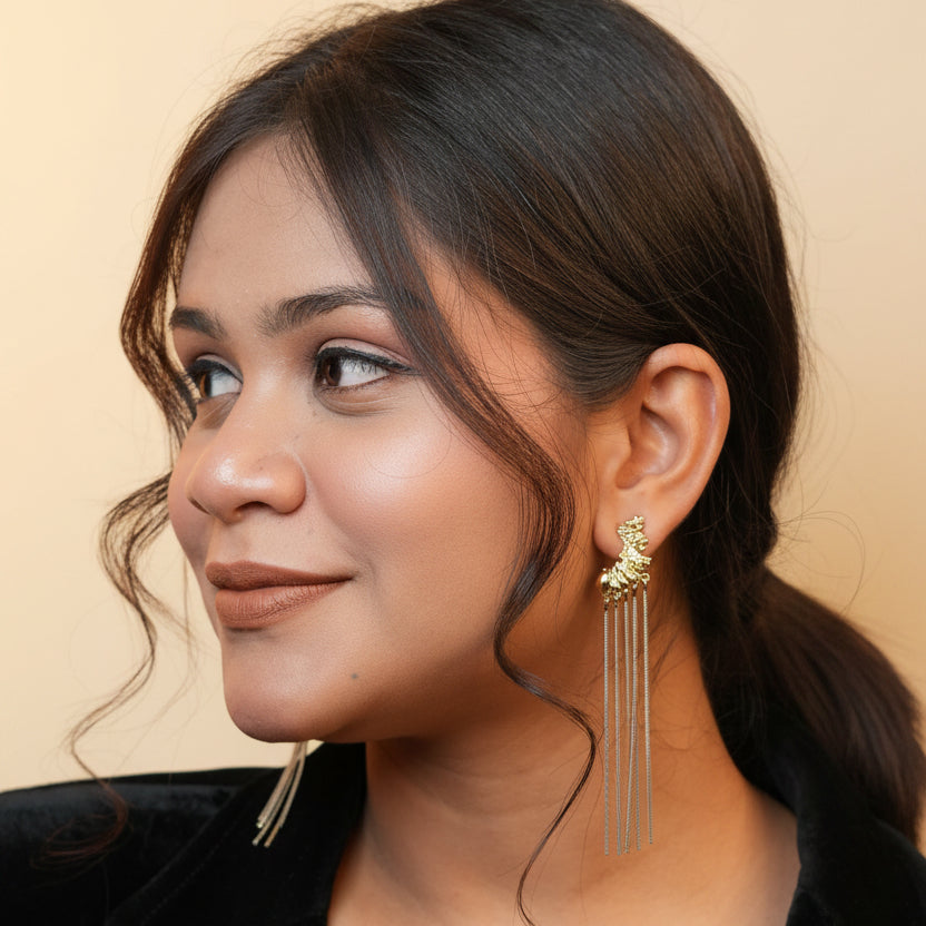 Silver Drops Anti-tarnish Earrings