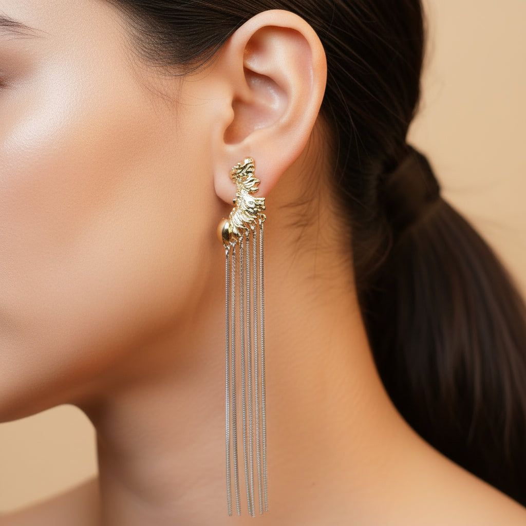 Silver Drops Anti-tarnish Earrings