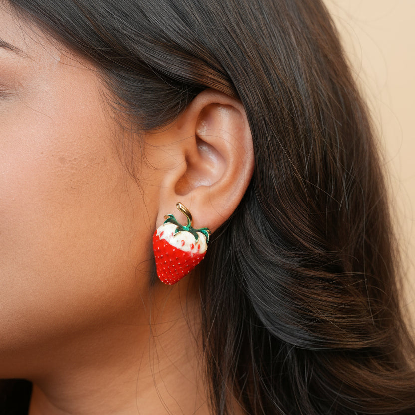 Cherry korean Earrings