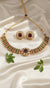 Aarzoo Kundan Necklace (Wine and Green)