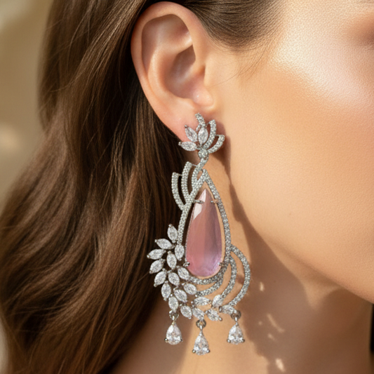 Lyra AD Earrings (Pink)