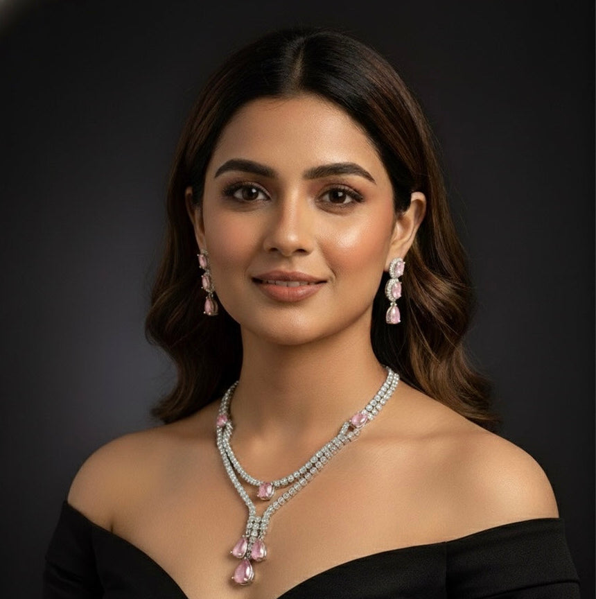 Riva AD Necklace (Pink)