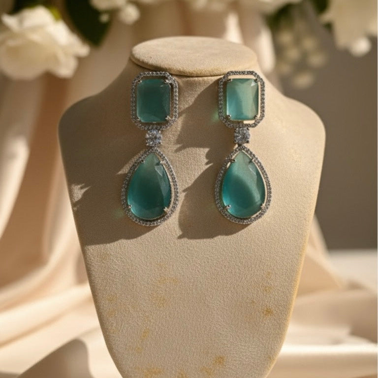 Frost AD Earrings (Mint Green)