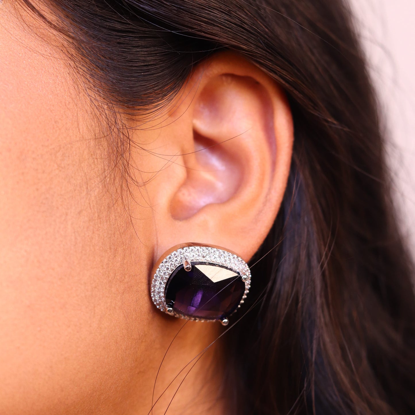 Orra AD Necklace (Purple)