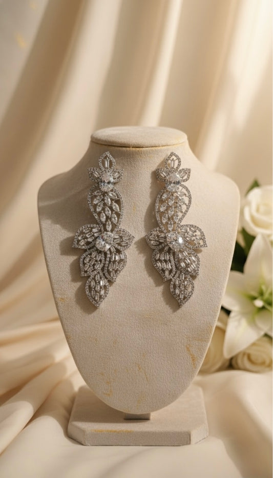Zyra AD Earrings (Silver)