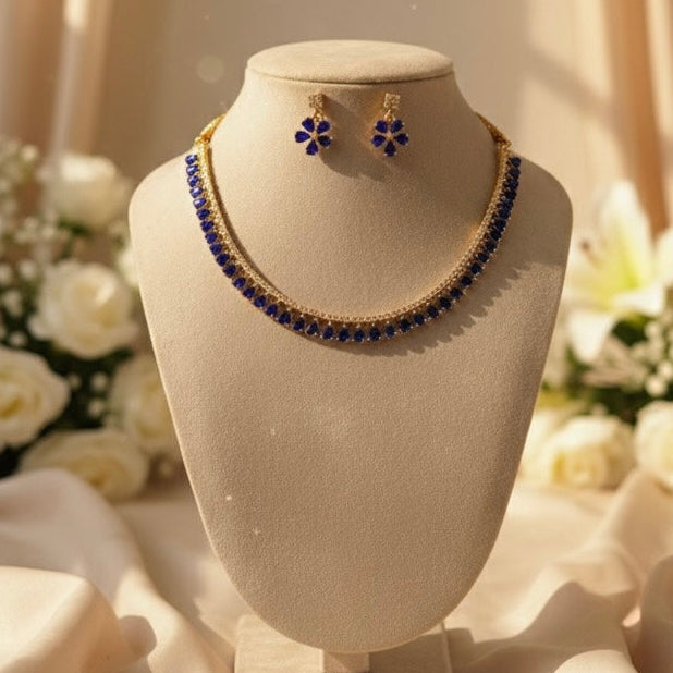 Myra AD Necklace (Blue)