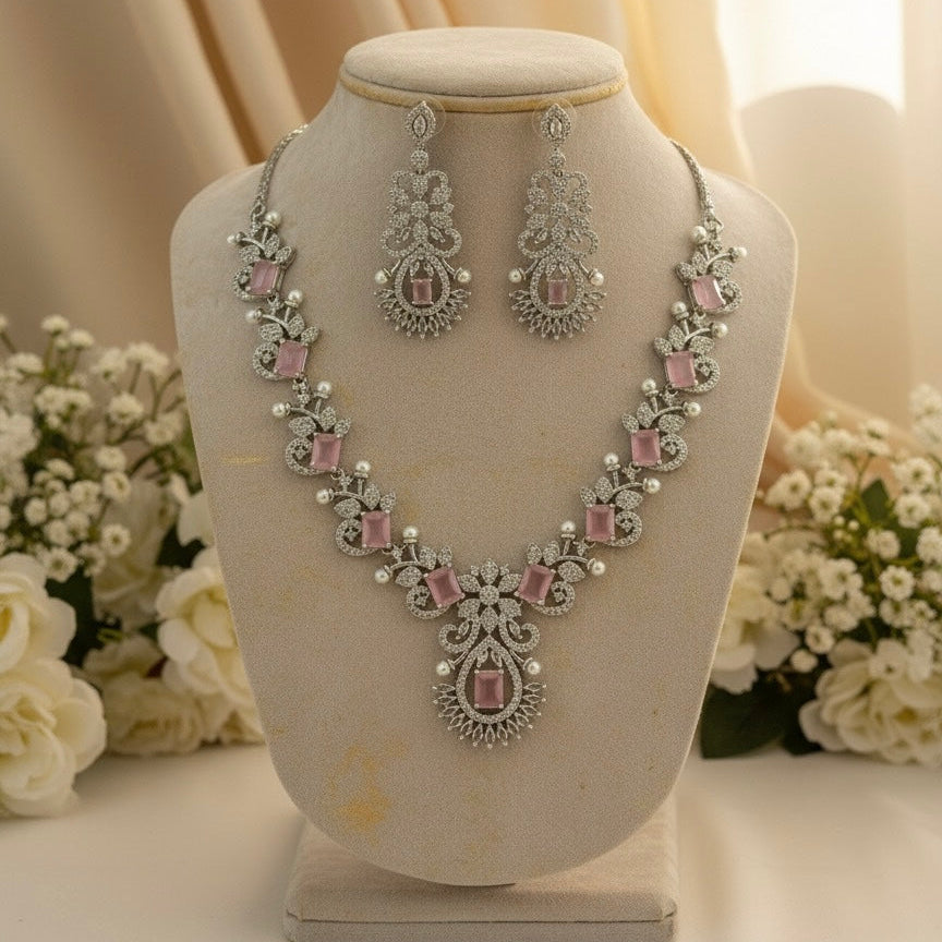 Lush AD Necklace (Pink)