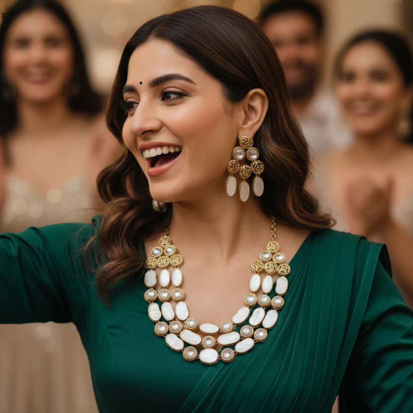 Zeen Kundan Necklace