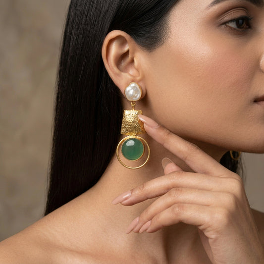 Lara Earrings (Sea Blue)