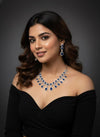 Shimmer AD Necklace (Blue)