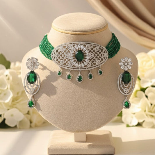 Amira AD Chokar Set (Green)