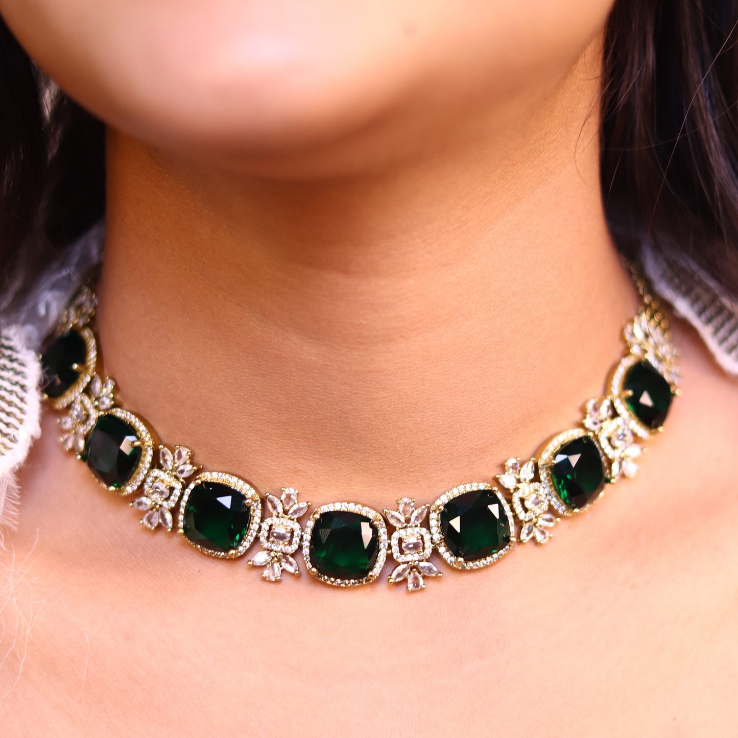 Aura AD Necklace (Green)