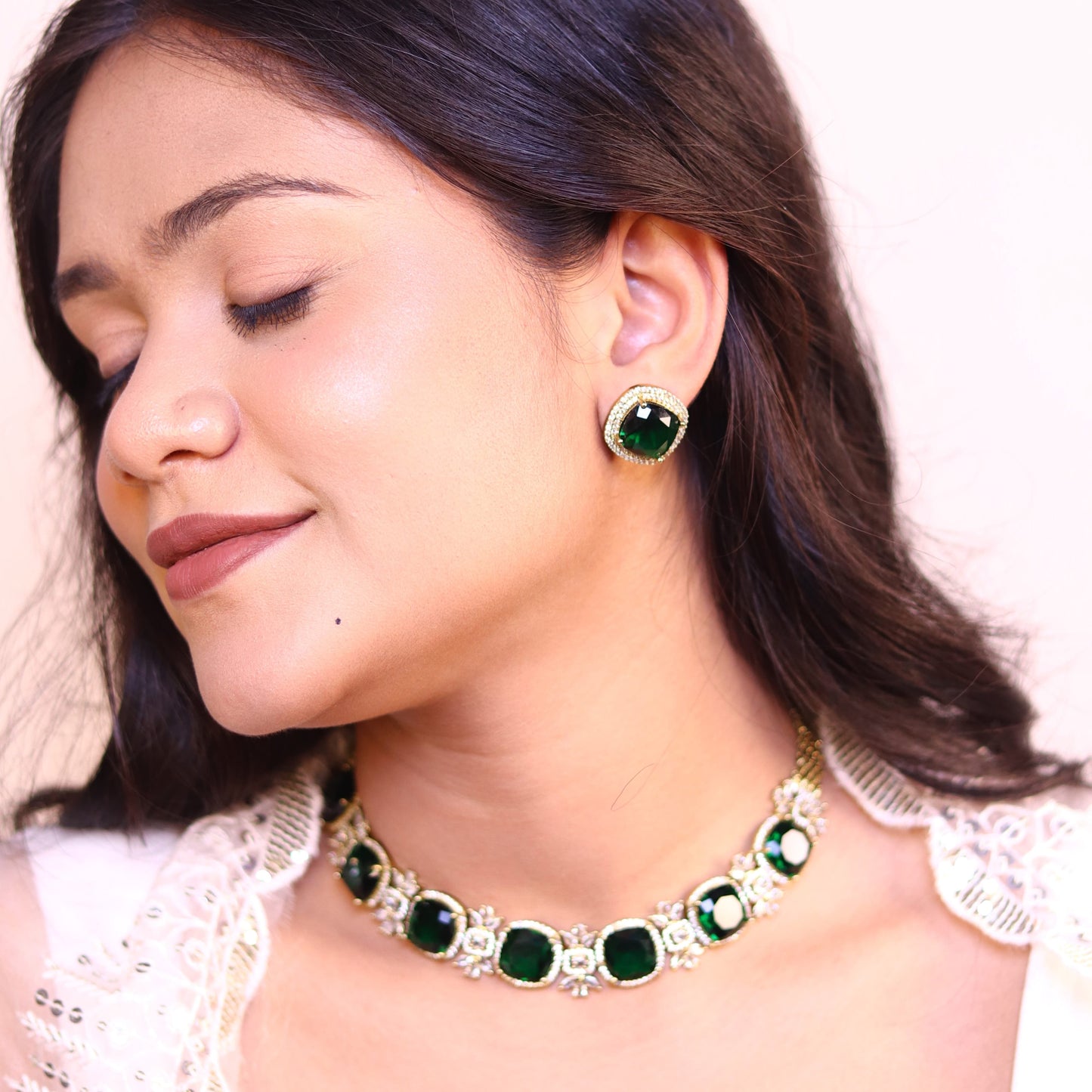 Aura AD Necklace (Green)