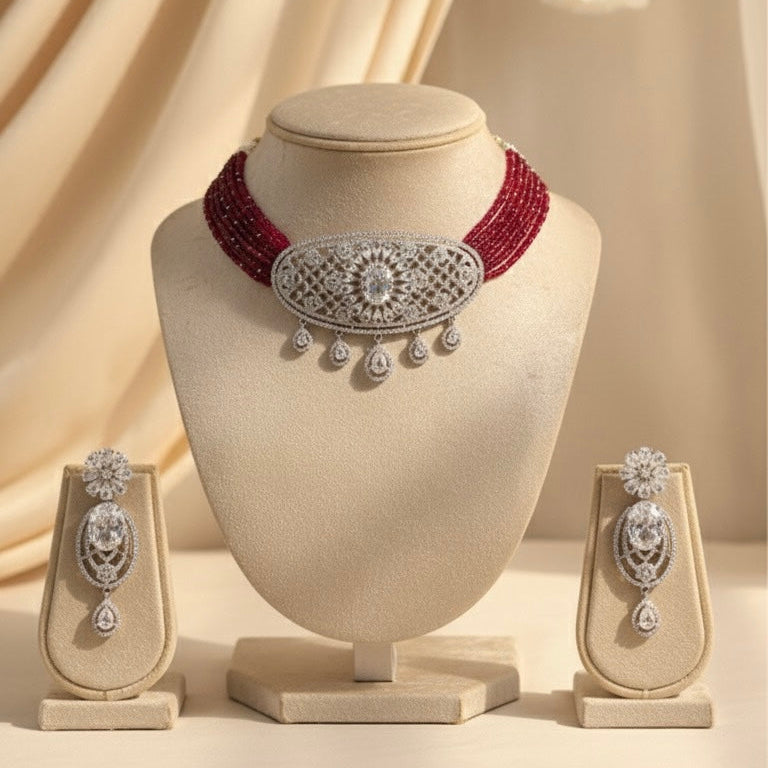 Amira AD Chokar Set (Wine)