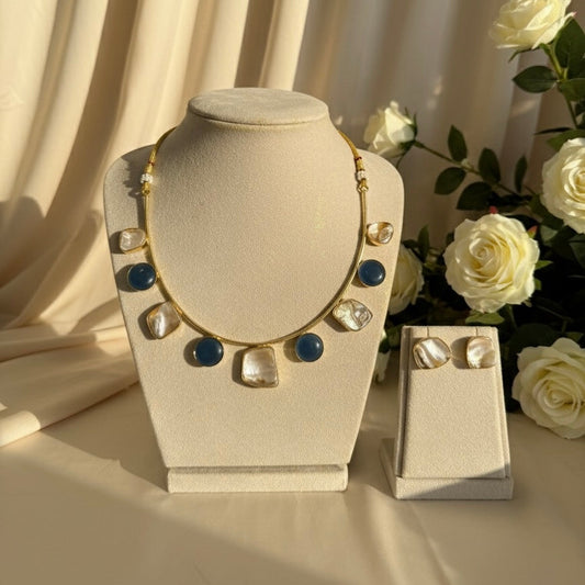 Eira Hasli Necklace (Blue)