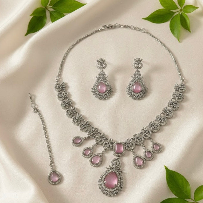 Diva AD Necklace (Pink)