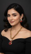 Diora AD Necklace (Red)