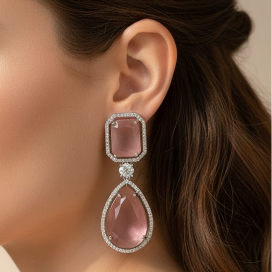 Frost AD Earrings (Pink)