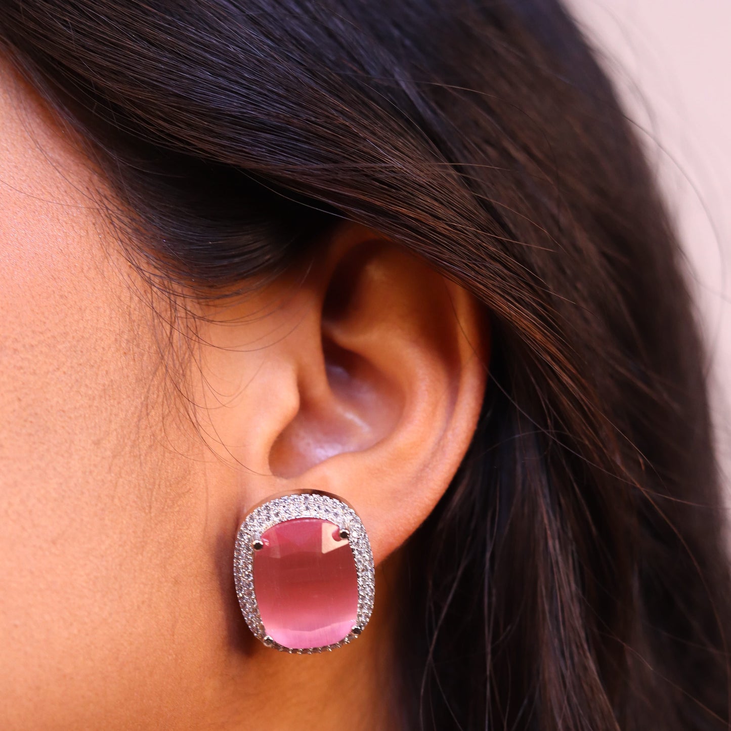 Orra AD Necklace (Pink)