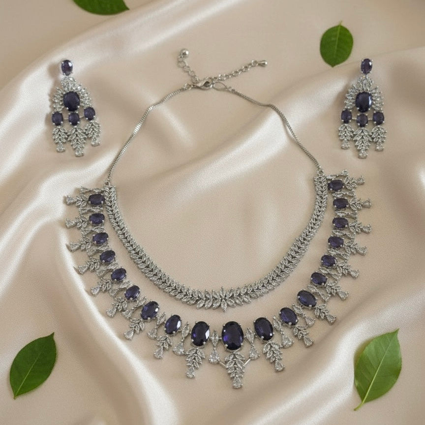Lustre AD Necklace (Purple)