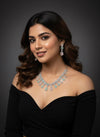 Shimmer AD Necklace (Mint Green)