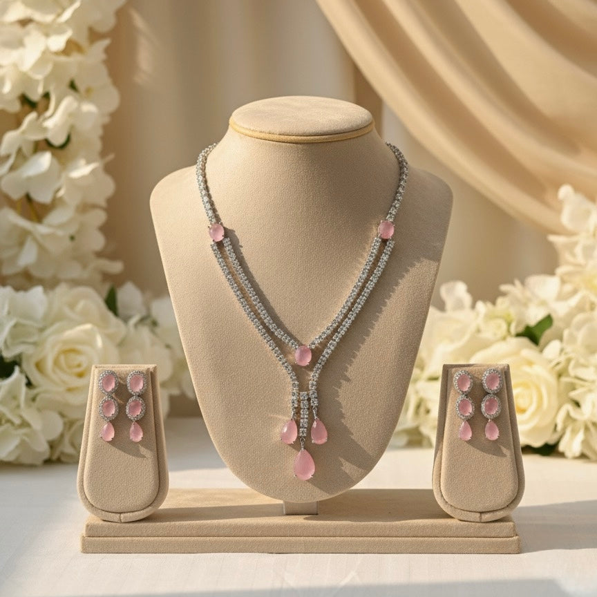 Riva AD Necklace (Pink)
