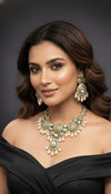 Ruhani Bridal Kundan Necklace (White)