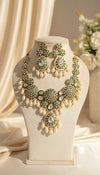 Ruhani Bridal Kundan Necklace (White)