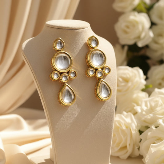 Reva Kundan Earrings